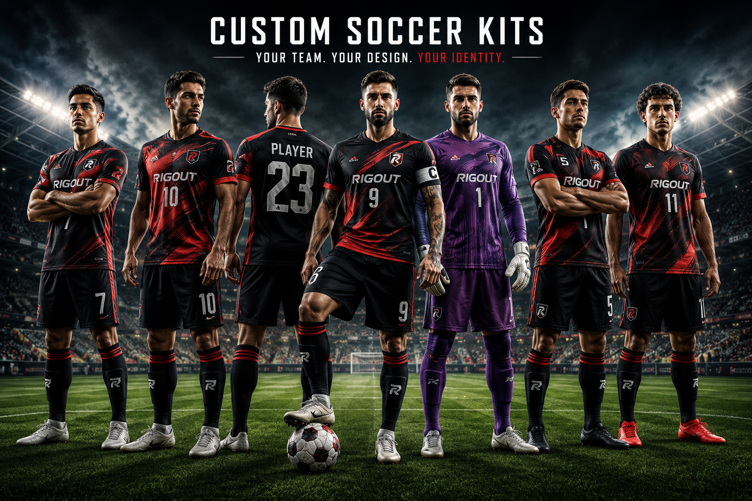 customize soccer uniform jersey and shorts for american and usa football teams and club